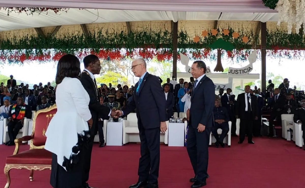 Investiture du président de la Guinée équatoriale : Talbi Alami représente le Roi Investiture du président de la Guinée équatoriale : Talbi Alami représente le Roi