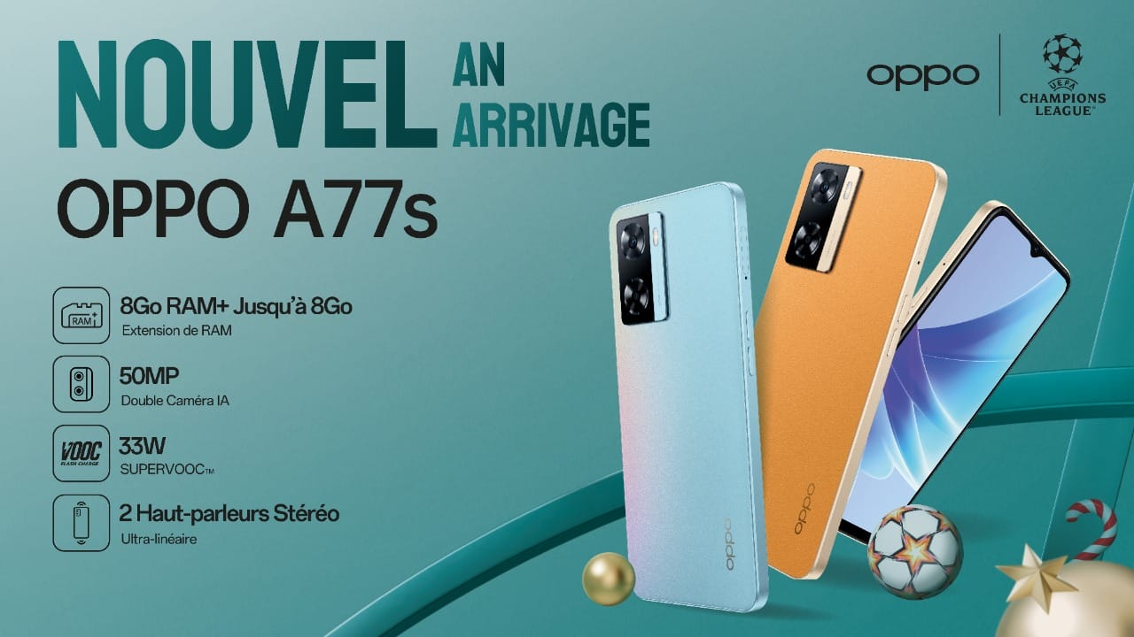 OPPO annonce le nouveau A77s