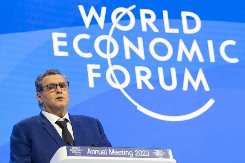 Aziz Akhannouch au Forum de Davos