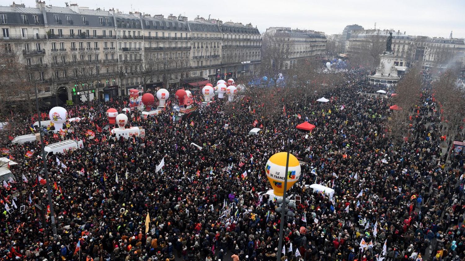 France : plus d'un million de personnes manifestent contre la réforme des retraites