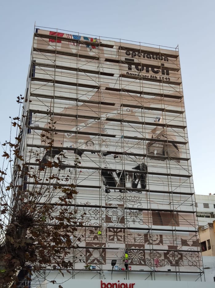 Kénitra : commémoration de l'«Opération Torch» 3 À Kénitra, inauguration d’une fresque murale pour commémorer «Opération Torch»