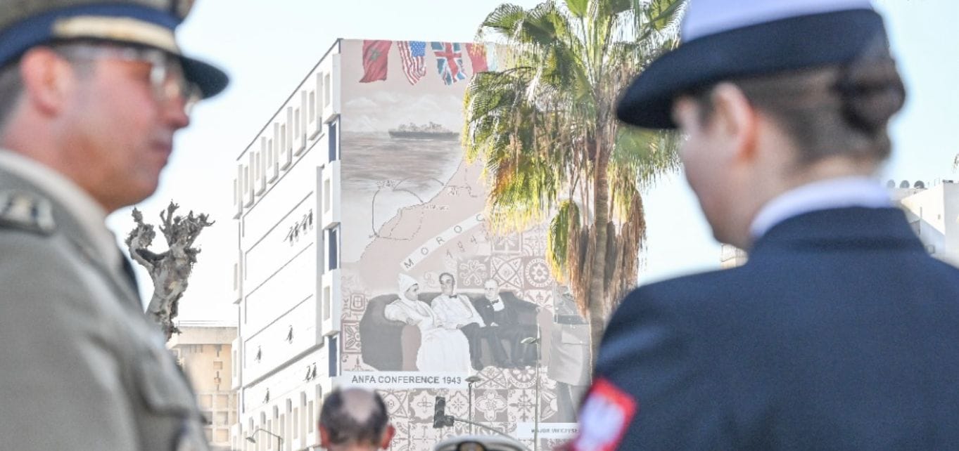 À Kénitra, inauguration d’une fresque murale pour commémorer «Opération Torch»