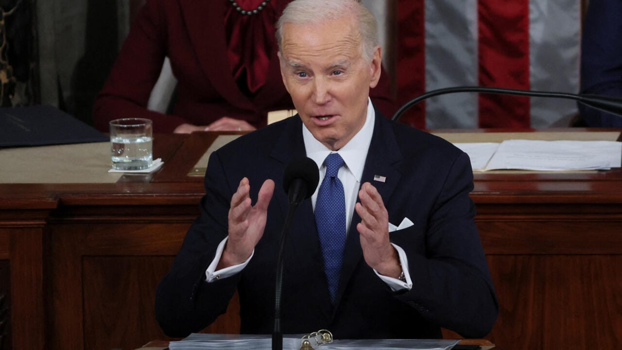 Devant le Congrès américain, Joe Biden porteur d'espoir
