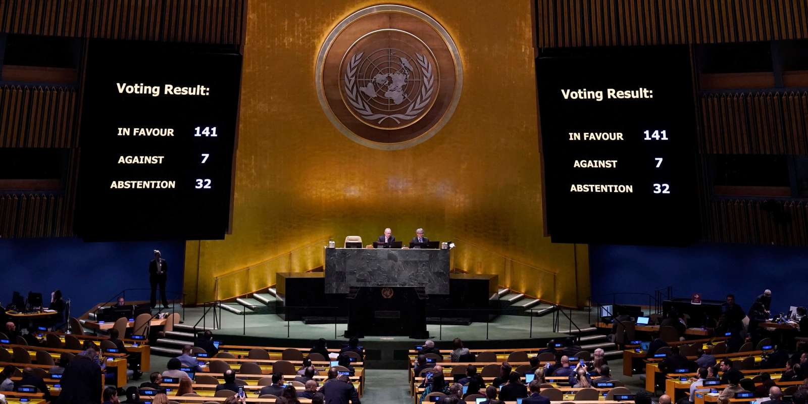 L'Assemblée générale de l'ONU exige le retrait « immédiat » des troupes russes d’Ukraine