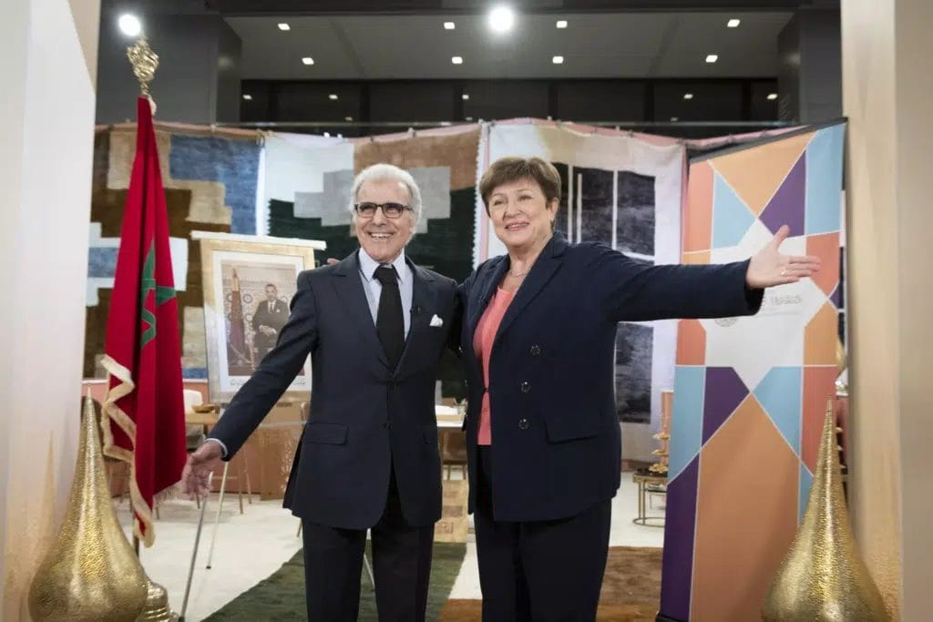 jouahri-georgieva Kristalina Georgieva, directrice générale du FMI et Abdellatif Jouahri, wali de Bank Al-Maghrib lors d'une précédente rencontre à Washington