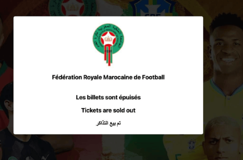Match Maroc-Brésil : billets épuisés 1 Match Maroc-Brésil : billets épuisés