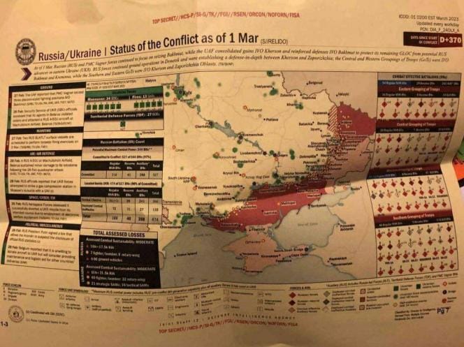 États-Unis : fuite de documents confidentiels sur la stratégie en Ukraine