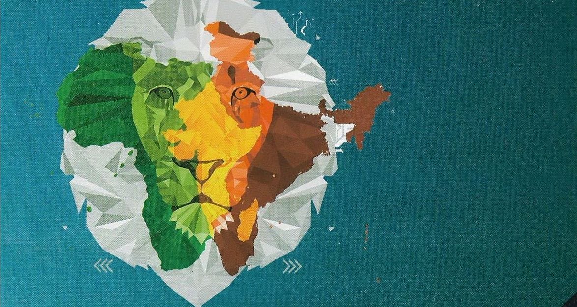 Logo du 3ème Sommet du Forum Inde Afrique 2015, à New Delhi le 29 octobre 2015.