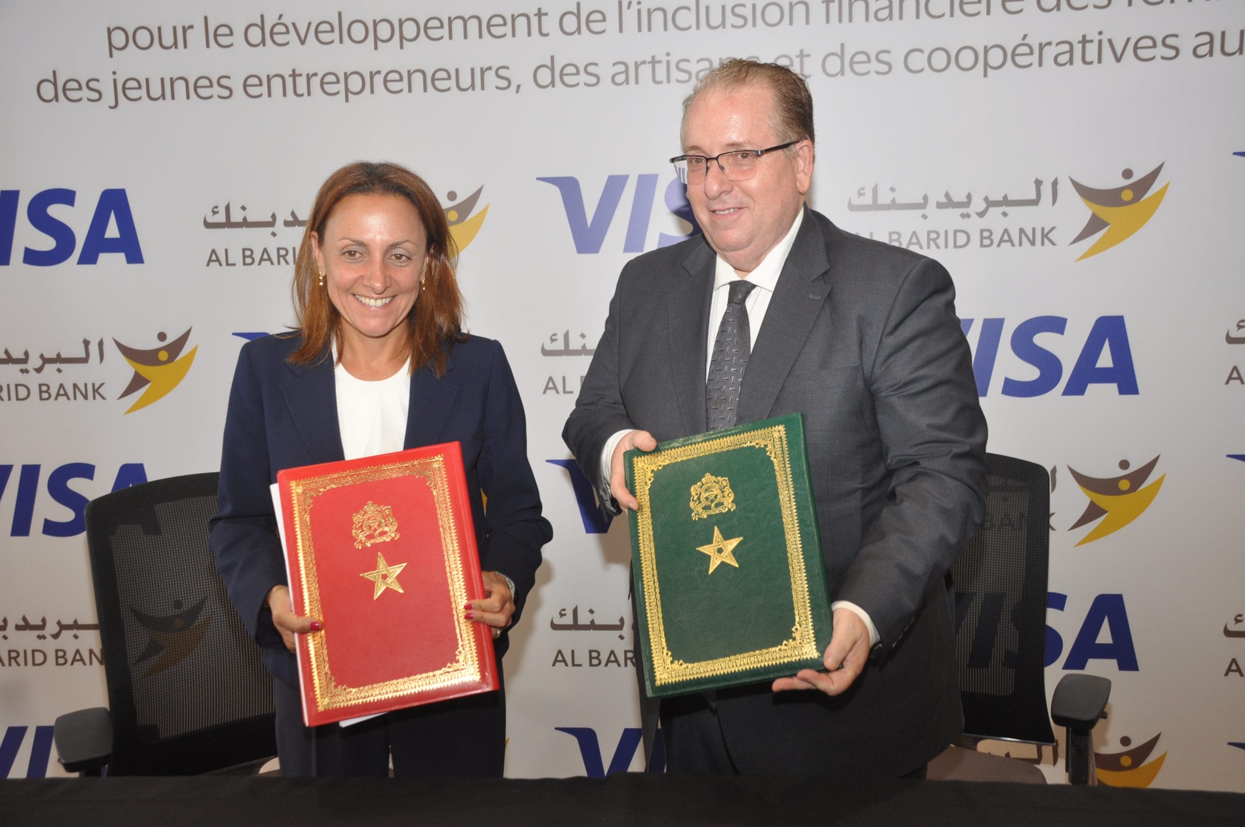 Inclusion financière : Al Barid Bank et Visa main dans la main