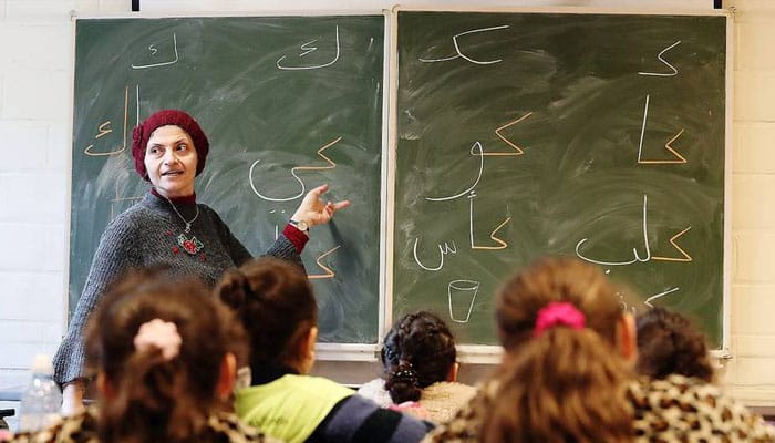 enseignant arabe ecole