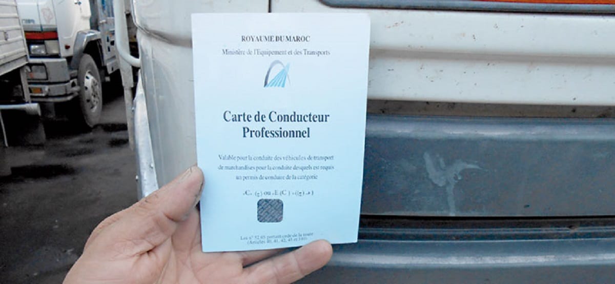 Carte de conducteur professionnel : prolongation du délai d’inscription jusqu'au 30 juin