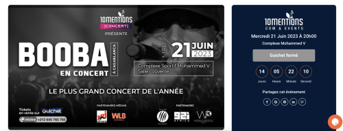Capture concert Booba
