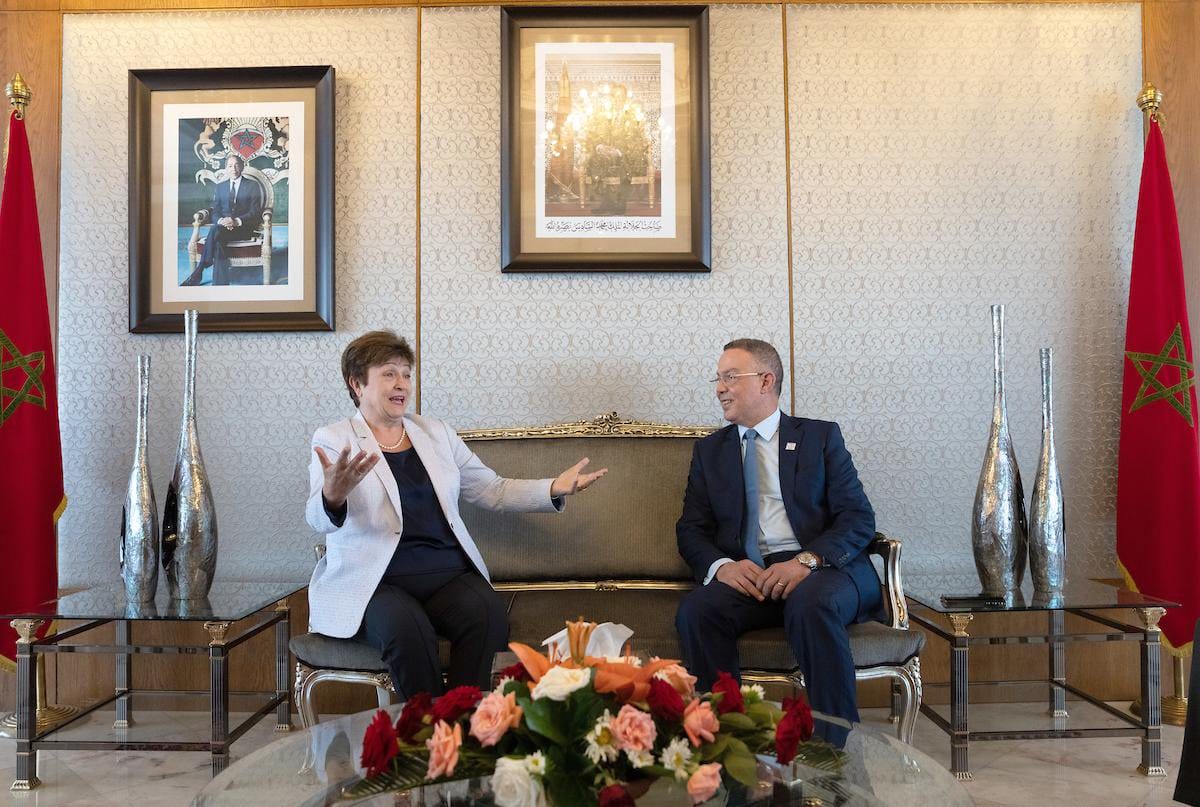 Préparatifs des assemblées annuelles FMI-BM : Kristalina Georgieva est au Maroc Préparatifs des assemblées annuelles FMI-BM : Kristalina Georgieva est au Maroc