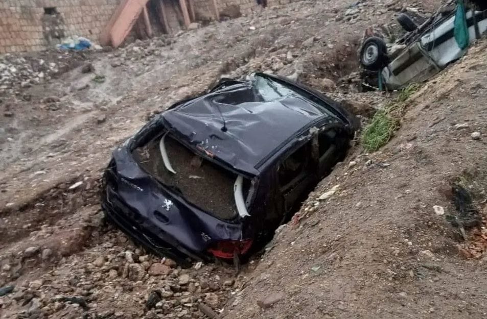 Marrakech : dégâts après des pluies diluviennes à Moulay Brahim