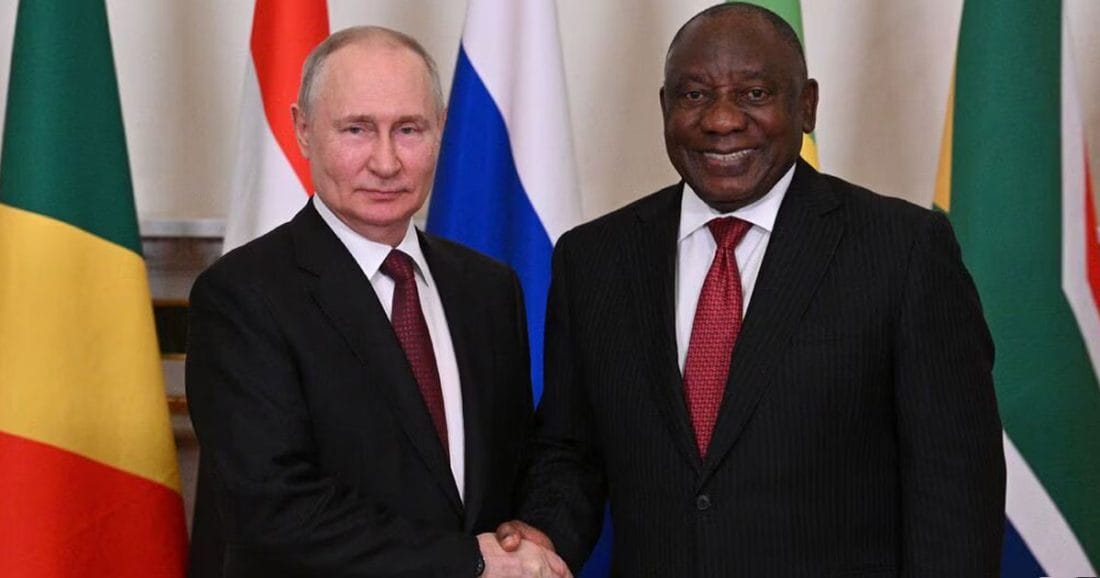 Afrique du Sud : Poutine ne prend plus part au sommet des BRICS 1 Afrique du Sud : Poutine n'ira pas au sommet des BRICS