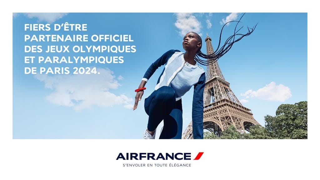 Air France, partenaire officiel des Jeux Olympiques Paris 2024