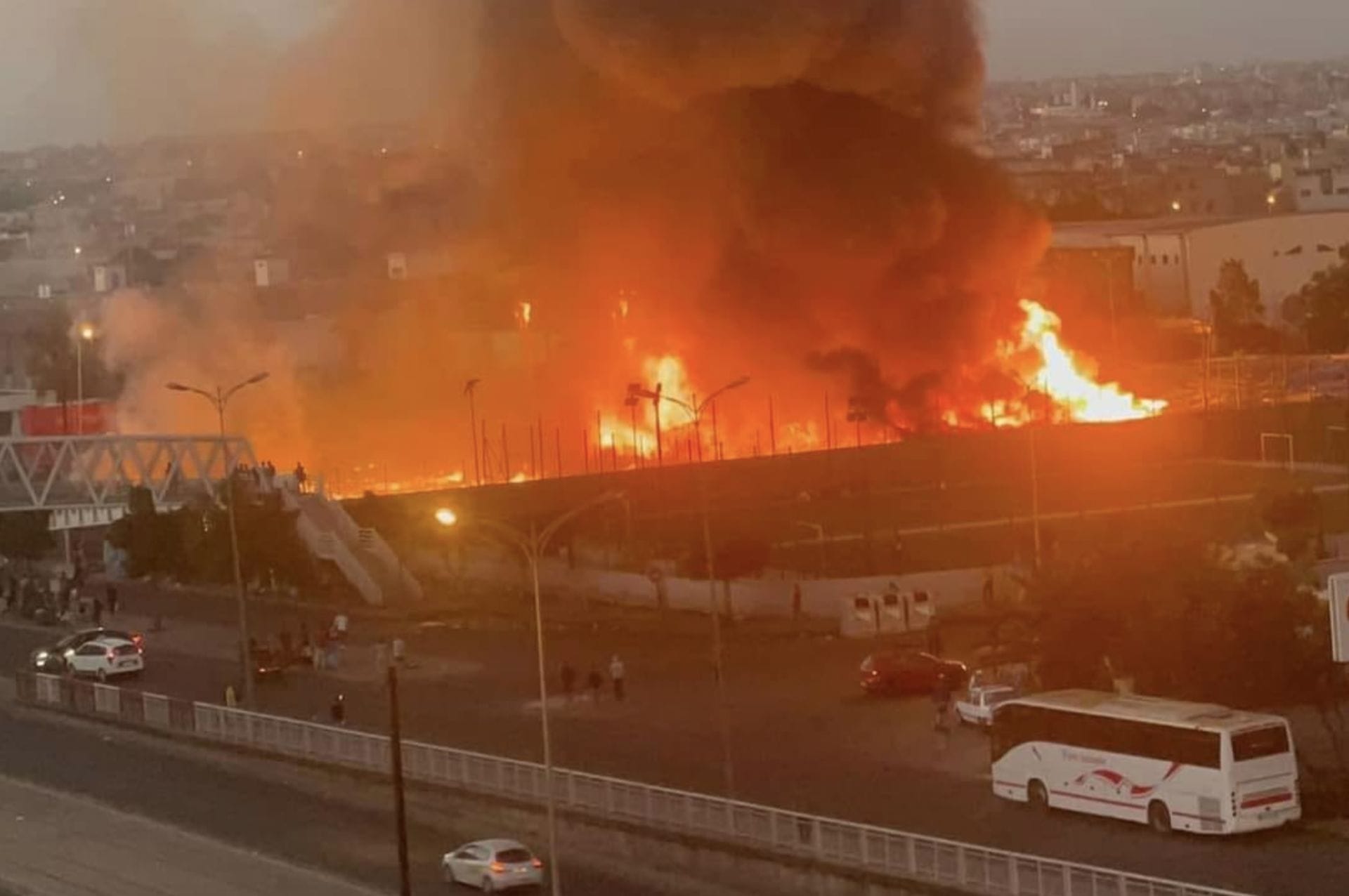 Nouvel incendie dans un camp de migrants à Oulad Ziane