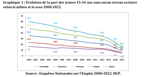 Journée internationale de la jeunesse : principaux points de la note du HCP