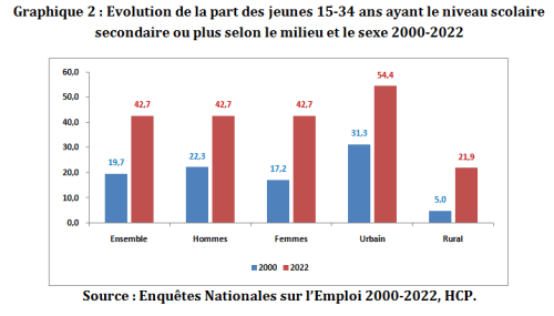 Journée internationale de la jeunesse : principaux points de la note du HCP