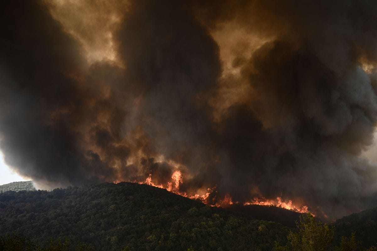 Grèce : 13ème jour de lutte contre les feux, plus de 150.000 hectares brûlés