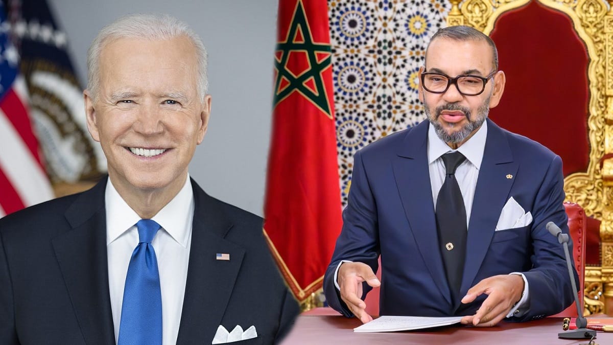 Le Roi reçoit un appel téléphonique du président Biden