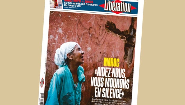 Séisme d'Al Haouz : la femme figurant en Une de Libération menace de porter plainte contre le journal
