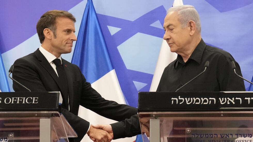 Macron et Netanyahu tiennent une conférence de presse commune