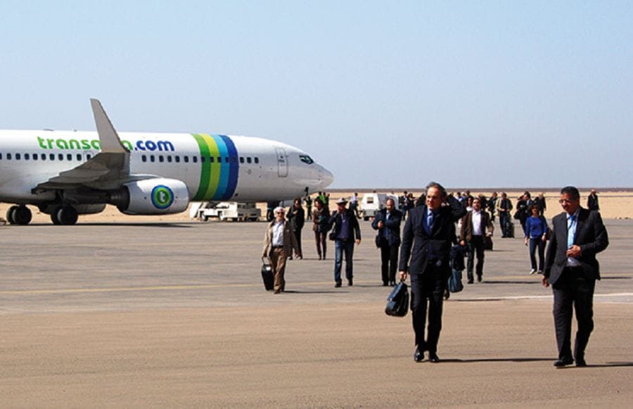 Transavia inaugure sa nouvelle ligne a&eacute;rienne Errachidia-Paris