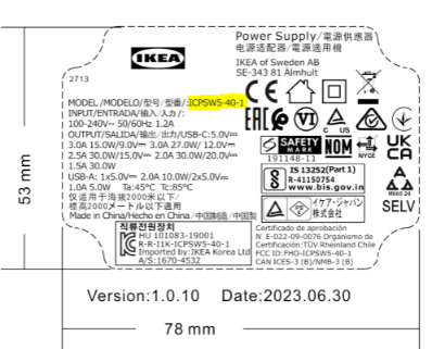 IKEA rappelle le chargeur USB ÅSKSTORM 40W pour des raisons de sécurité 1 ikea