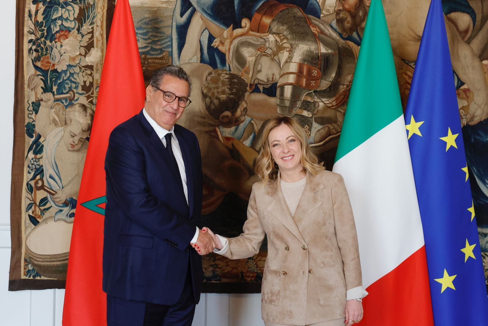 Maroc-Italie : rencontre Akhannouch-Meloni pour un partenariat plus fort Maroc-Italie : rencontre Akhannouch-Meloni pour un partenariat plus fort