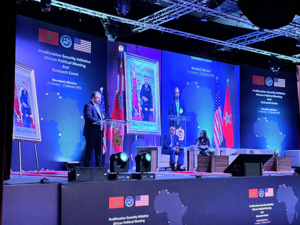 L’initiative de sécurité contre la prolifération : un engagement africain à Marrakech L'initiative de sécurité contre la prolifération : un engagement africain à Marrakech