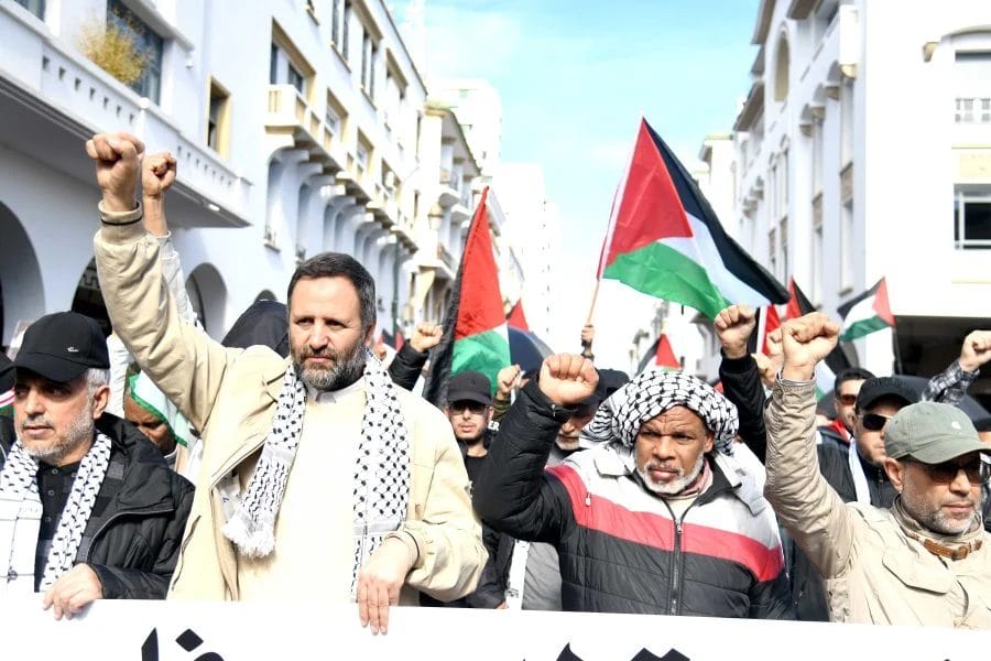 Rabat : nouvelle marche de solidarité avec la Palestine
