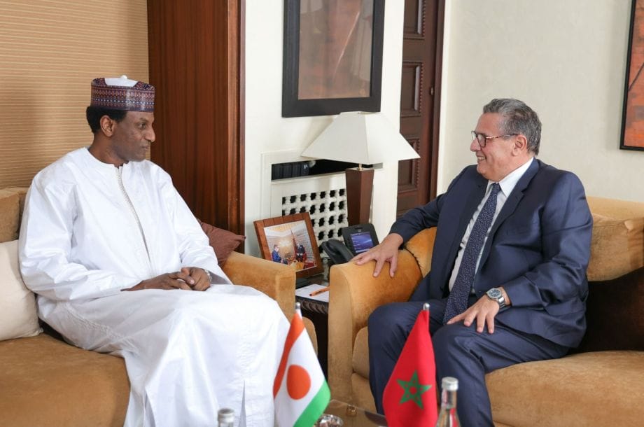 Visite diplomatique : le premier ministre du Niger reçu à Rabat par Aziz Akhannouch