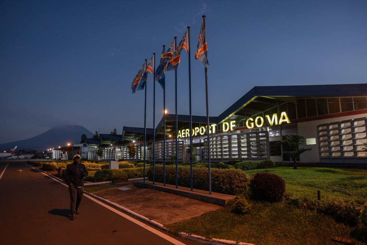 L'aéroport de Goma, en République démocratique du Congo, le 8 décembre 2023 AFP/Archives Guerchom Ndebo