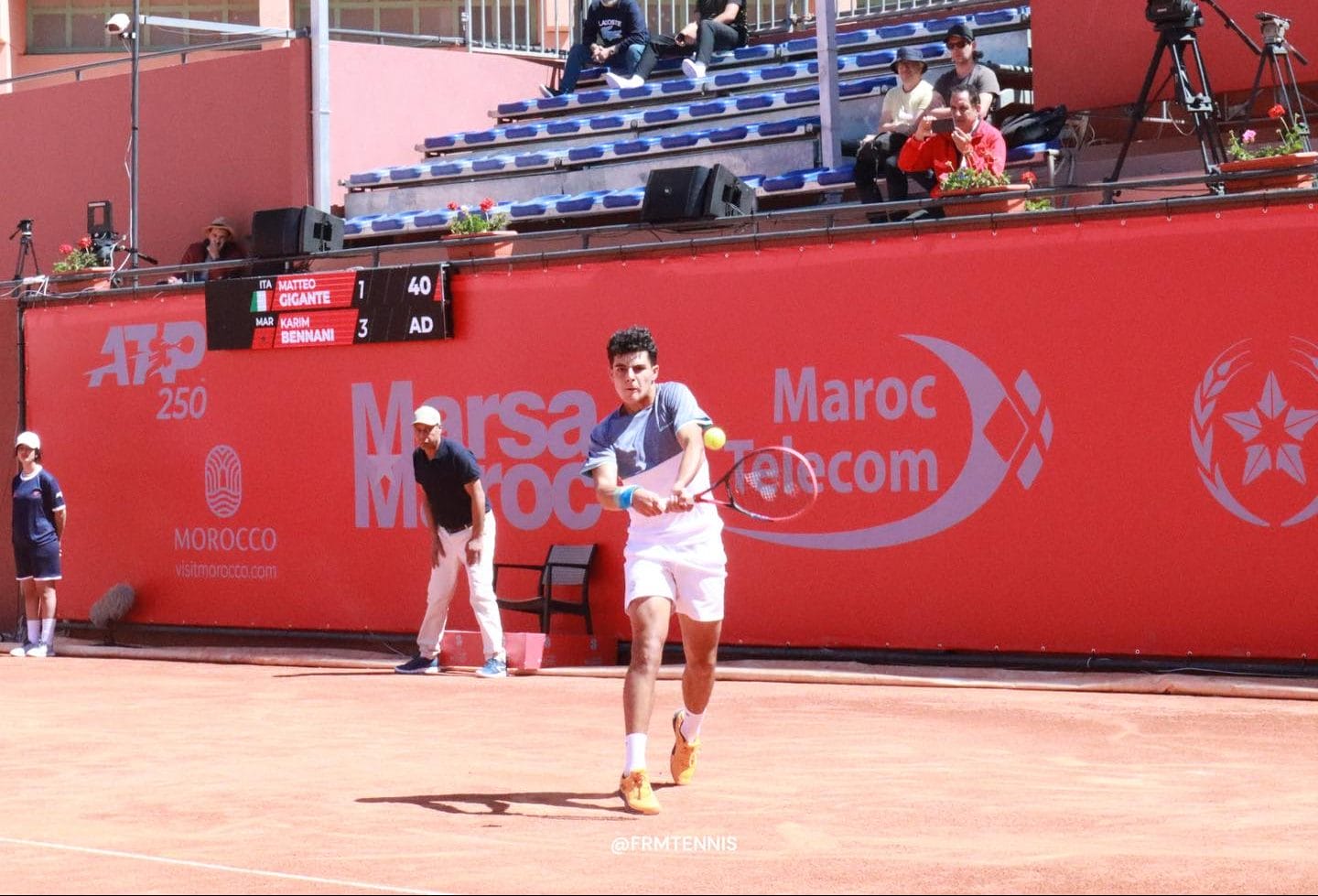 Grand Prix Hassan II de tennis : Karim Bennani et Hamza Karmoussi éliminés au 1er tour