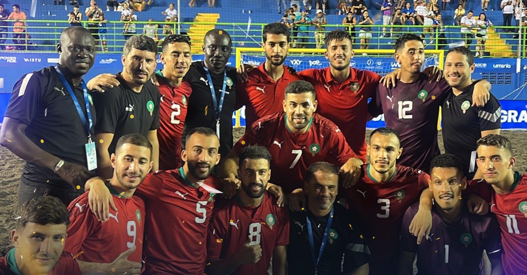 Beach soccer : le Maroc défie l'Angola pour une place à la CAN 2024