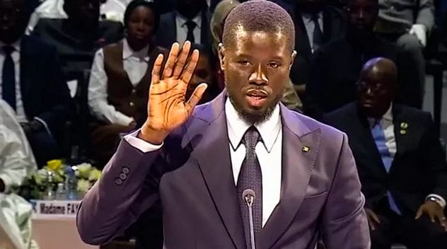 Prestation de serment du nouveau president senegalais