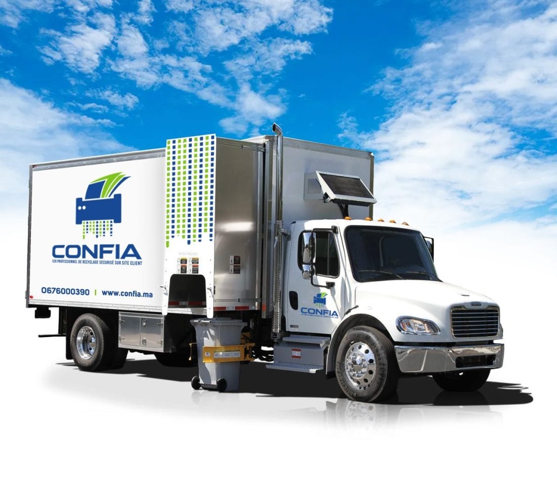 CONFIA : expertise en destruction de données et recyclage au Maroc 2 Confia