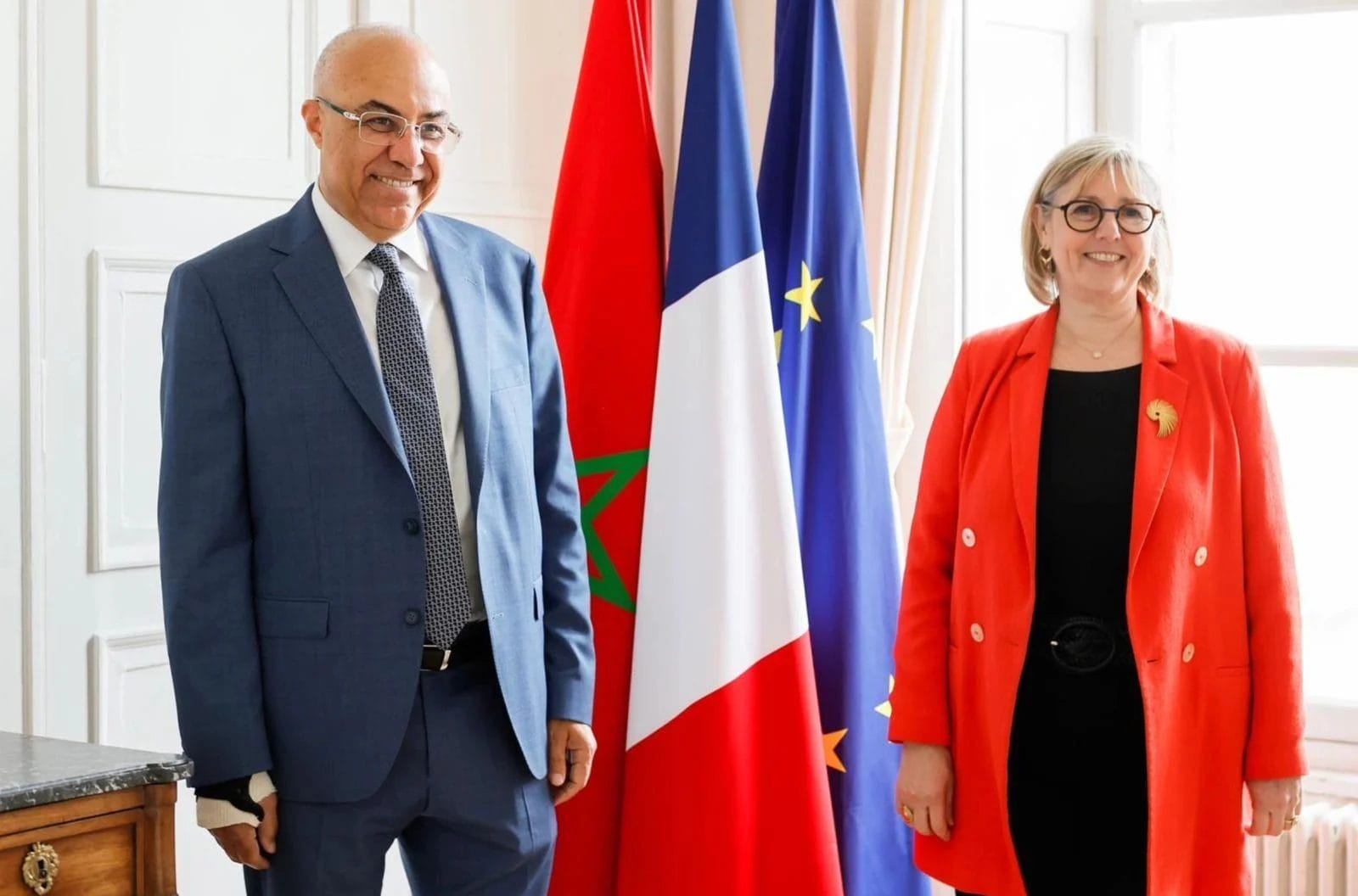 Paris : Abdellatif Miraoui et Sylvie Retailleau discutent de la coopération académique