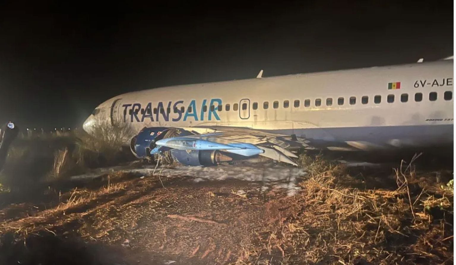 Incident d'avion à Dakar