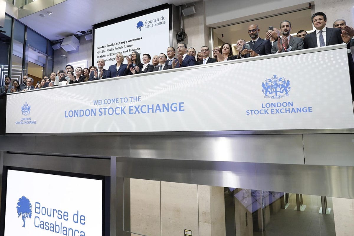 Londres : Nadia Fettah sonne la cloche d'ouverture de la Bourse