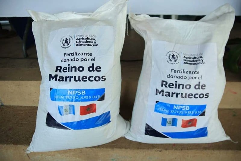 Le Maroc fait don d’engrais aux petits agriculteurs du Guatemala