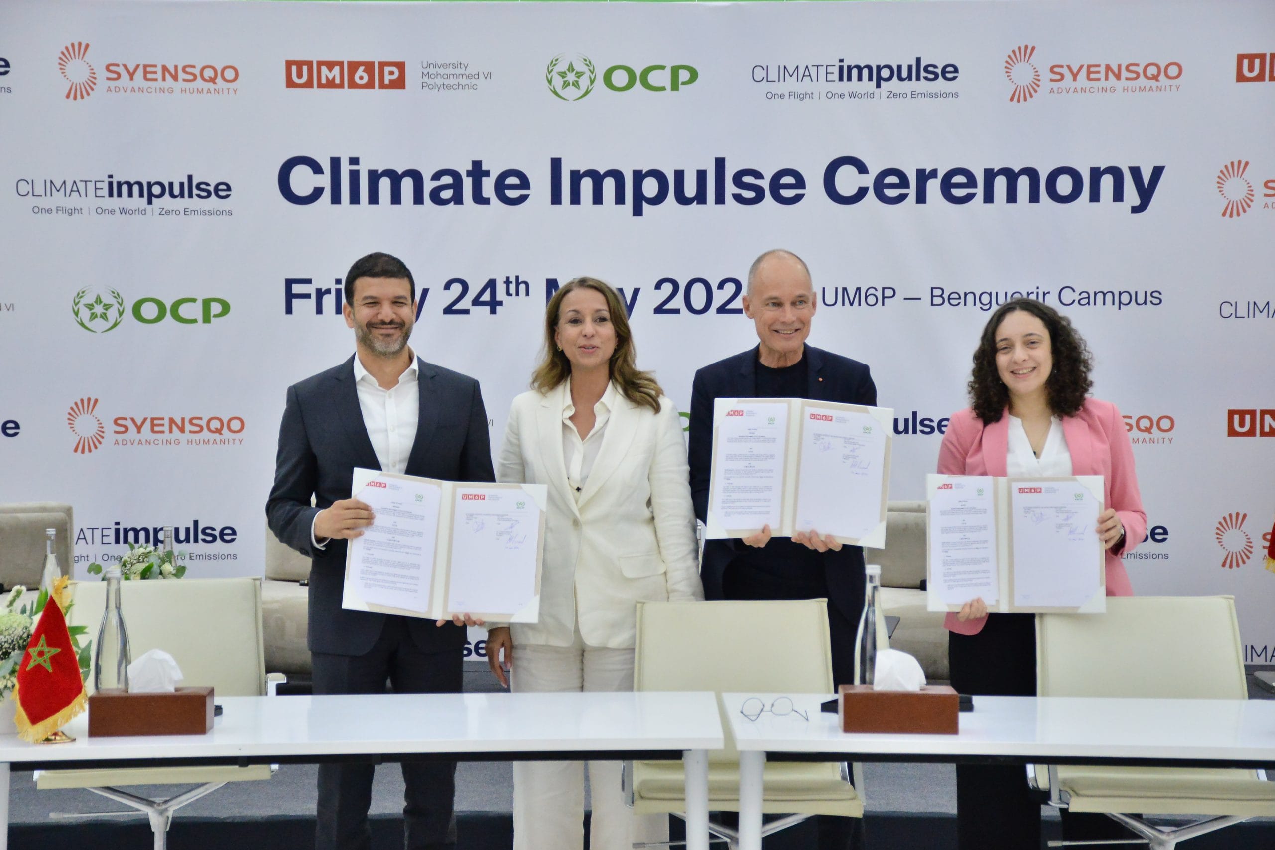 UM6P et le groupe OCP soutiennent le projet "Climate Impulse"