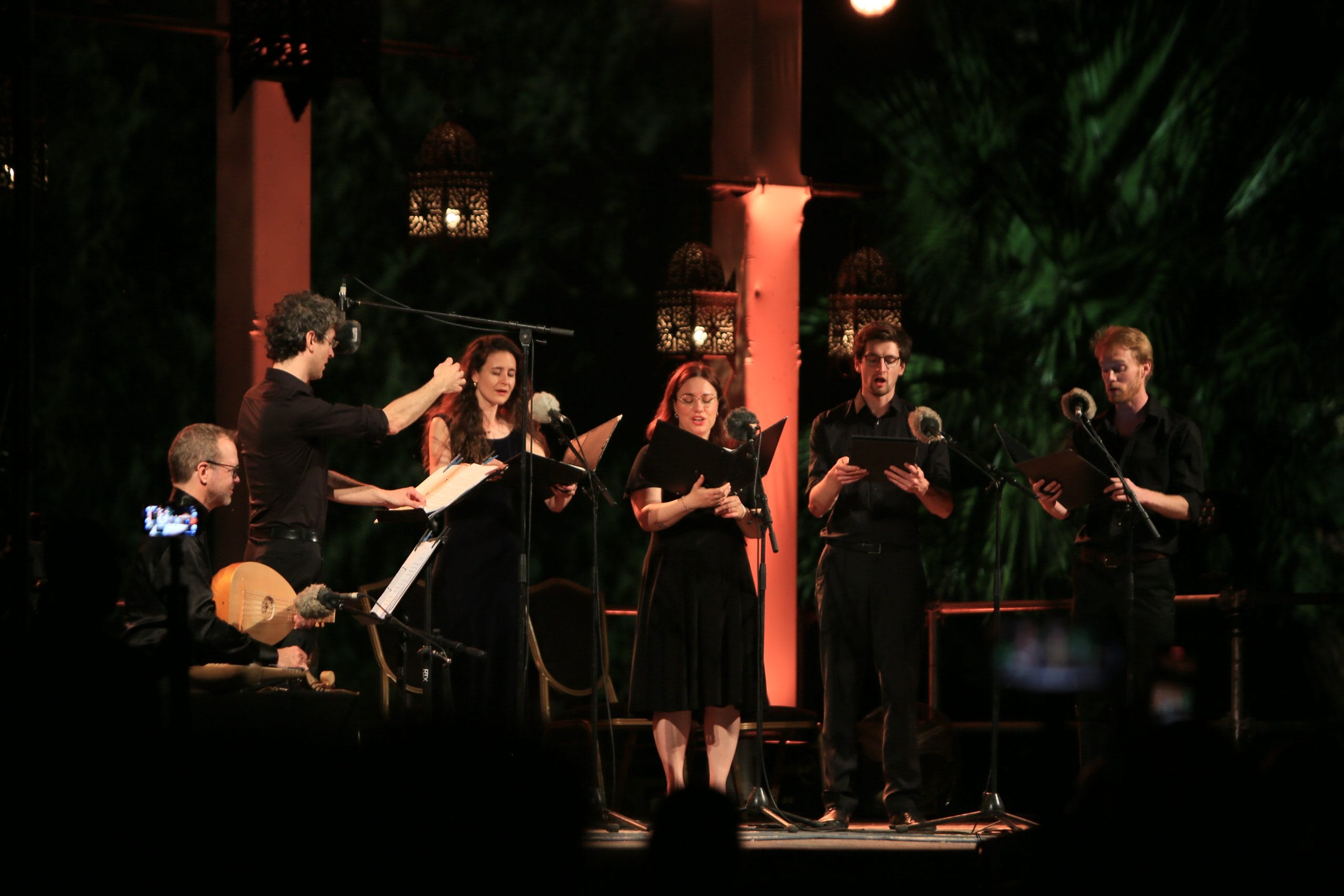 Schola Cantorum Basilensis au jardin de Jnan Sbil
