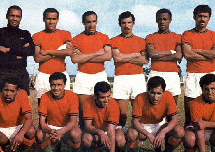 L'équipe nationale marocaine de 1970 au Mondial 