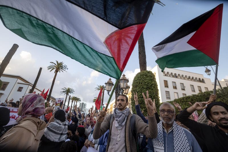 Tanger : mobilisation pour la Palestine et contre la normalisation avec Israël