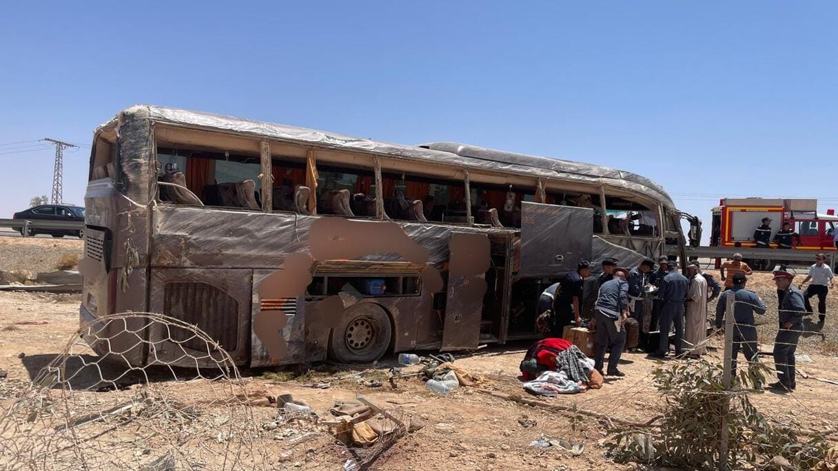 Autoroute Marrakech-Agadir : deux militaires tués et plusieurs blessés dans un accident d’autobus