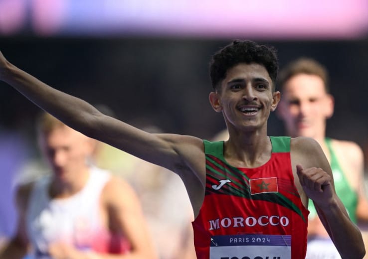 JO Paris 2024 : Anass Essayi qualifié pour les demi-finales du 1.500m