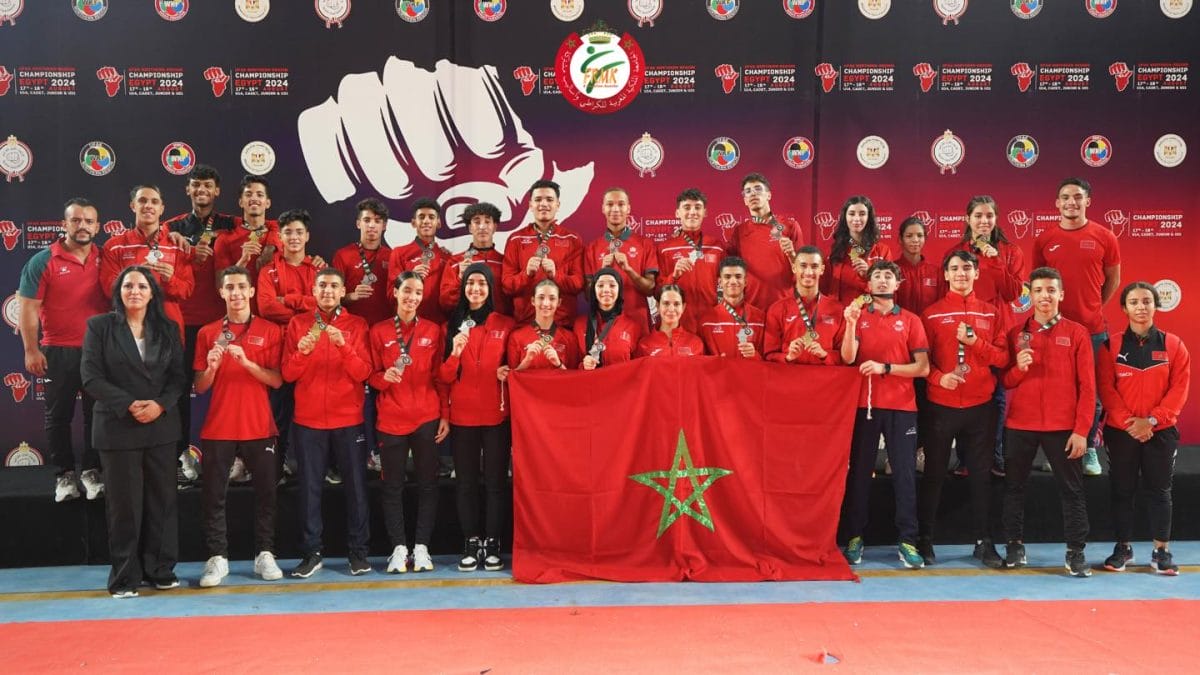 Karaté : le Maroc triomphe au Championnat d’Afrique du Nord avec 25 médailles