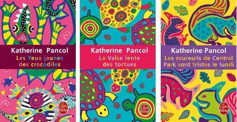 Katherine Pancol en 3 romans: Les yeux jaunes des crocodiles; La valse lente des tortues; Les écureuils de Central Park sont tristes le Lundi